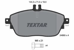 SET PLACUTE FRANA TEXTAR 2486901 - Compatibil cu INFINITI, MERCEDES-BENZ, MERCEDES-BENZ (BBDC)