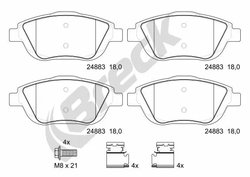 Set placute frana Breck 24883 00 702 00