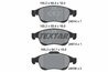 Set placute frana Textar 2491401