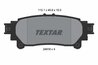 Set placute frana Textar 2491801