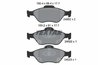 Set placute frana Textar 2495201