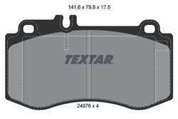 Set placute frana Textar 2497601