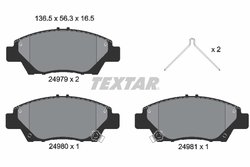 Set placute frana Textar 2497901