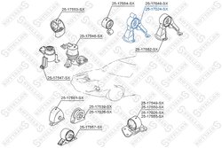 Suport motor Stellox 25-17024-SX