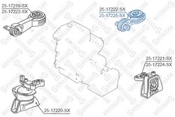 Suport motor Stellox 25-17225-SX