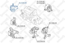 SUPORT MOTOR STELLOX 25-17247-SX - Compatibil cu HONDA
