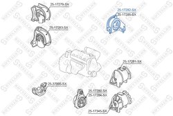 Suport motor Stellox 25-17282-SX