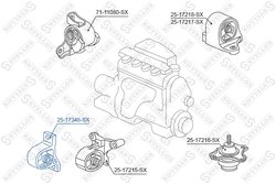 SUPORT MOTOR STELLOX 25-17346-SX - Compatibil cu HONDA
