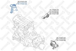 Suport motor Stellox 25-17434-SX