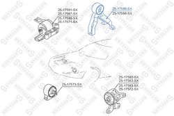 Suport motor Stellox 25-17590-SX