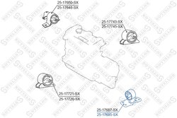 Suport motor Stellox 25-17685-SX