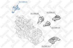 Suport motor Stellox 25-71084-SX