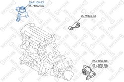 SUPORT MOTOR STELLOX 25-71100-SX - Compatibil cu MAZDA