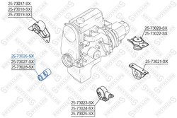 Suport motor Stellox 25-73026-SX