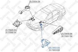 Suport motor Stellox 25-73052-SX