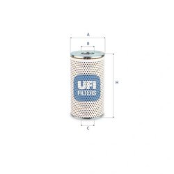 Filtru ulei UFI 25.430.00