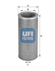 FILTRU ULEI UFI 25.568.00 - Piesa auto compatibila cu mai multe marci