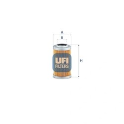FILTRU ULEI UFI 25.682.00 - Piesa auto compatibila cu mai multe marci