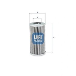 Filtru sistem hidraulic primar UFI 25.695.00