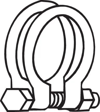 COLIER ESAPAMENT BOSAL 250-461 - Piesa auto compatibila cu mai multe marci