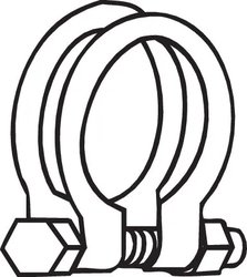 COLIER ESAPAMENT BOSAL 250-547 - Piesa auto compatibila cu mai multe marci