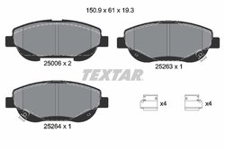 Set placute frana Textar 2500601