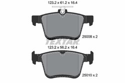 Set placute frana Textar 2500801
