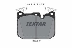 SET PLACUTE FRANA TEXTAR 2502805 - Compatibil cu BMW