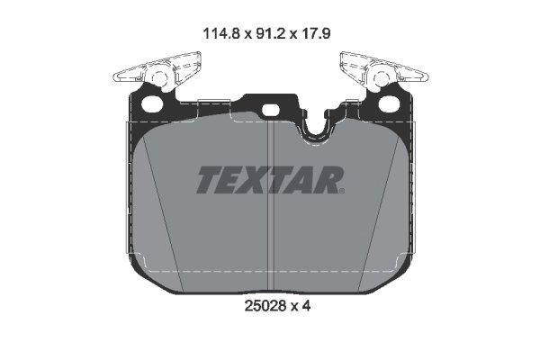 Set placute frana Textar 2502805
