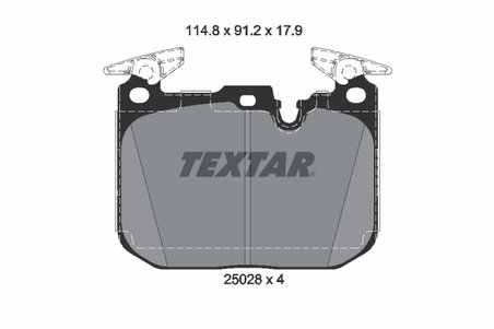 Set placute frana Textar 2502805