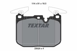 SET PLACUTE FRANA TEXTAR 2502807 - Compatibil cu BMW
