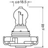 Bec, semnalizator Osram 2504