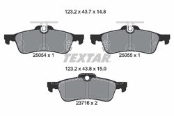 Set placute frana Textar 2505401