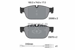 Set placute frana Textar 2506901