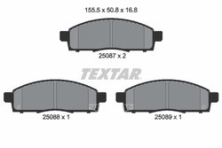 Set placute frana Textar 2508701