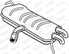 TOBA ESAPAMENT FINALA WALKER 25126 - Compatibil cu VW