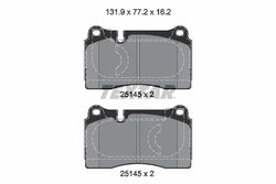 Set placute frana Textar 2514501