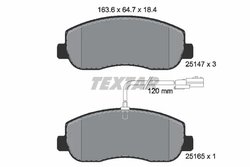 Set placute frana Textar 2514701