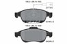 Set placute frana Textar 2518001