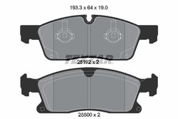 Set placute frana Textar 2519201