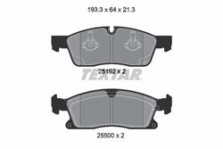 SET PLACUTE FRANA TEXTAR 2519202 - Compatibil cu MERCEDES-BENZ