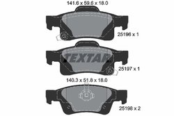 Set placute frana Textar 2519601