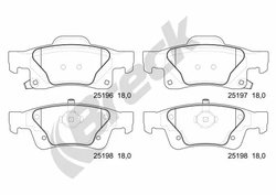 Set placute frana Breck 25196 00 554 00