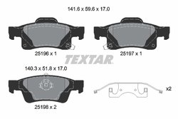 Set placute frana Textar 2519603