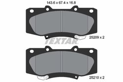 Set placute frana Textar 2520901