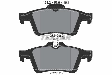 Set placute frana Textar 2521201