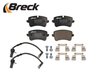 SET PLACUTE FRANA BRECK 25214 00 554 10 - Compatibil cu AUDI, PORSCHE