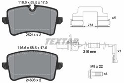 Set placute frana Textar 2521413