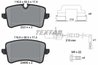 SET PLACUTE FRANA TEXTAR 2521413 - Compatibil cu AUDI (FAW), PORSCHE, VW (SVW)