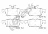 SET PLACUTE FRANA BRECK 25218 00 702 00 - Compatibil cu PEUGEOT